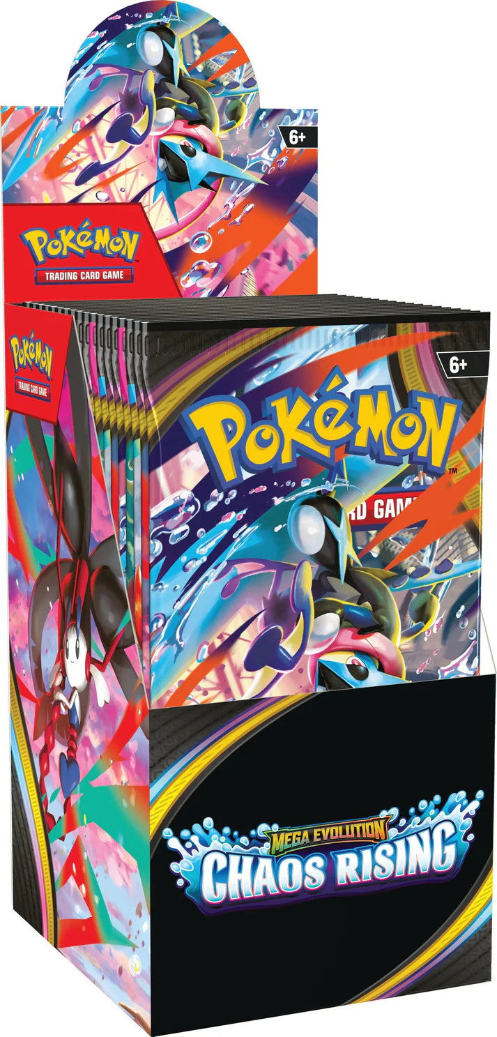 Pokemon TCG - Chaos Rising Half Booster Box 18 Packs New Release -Factory Sealed
