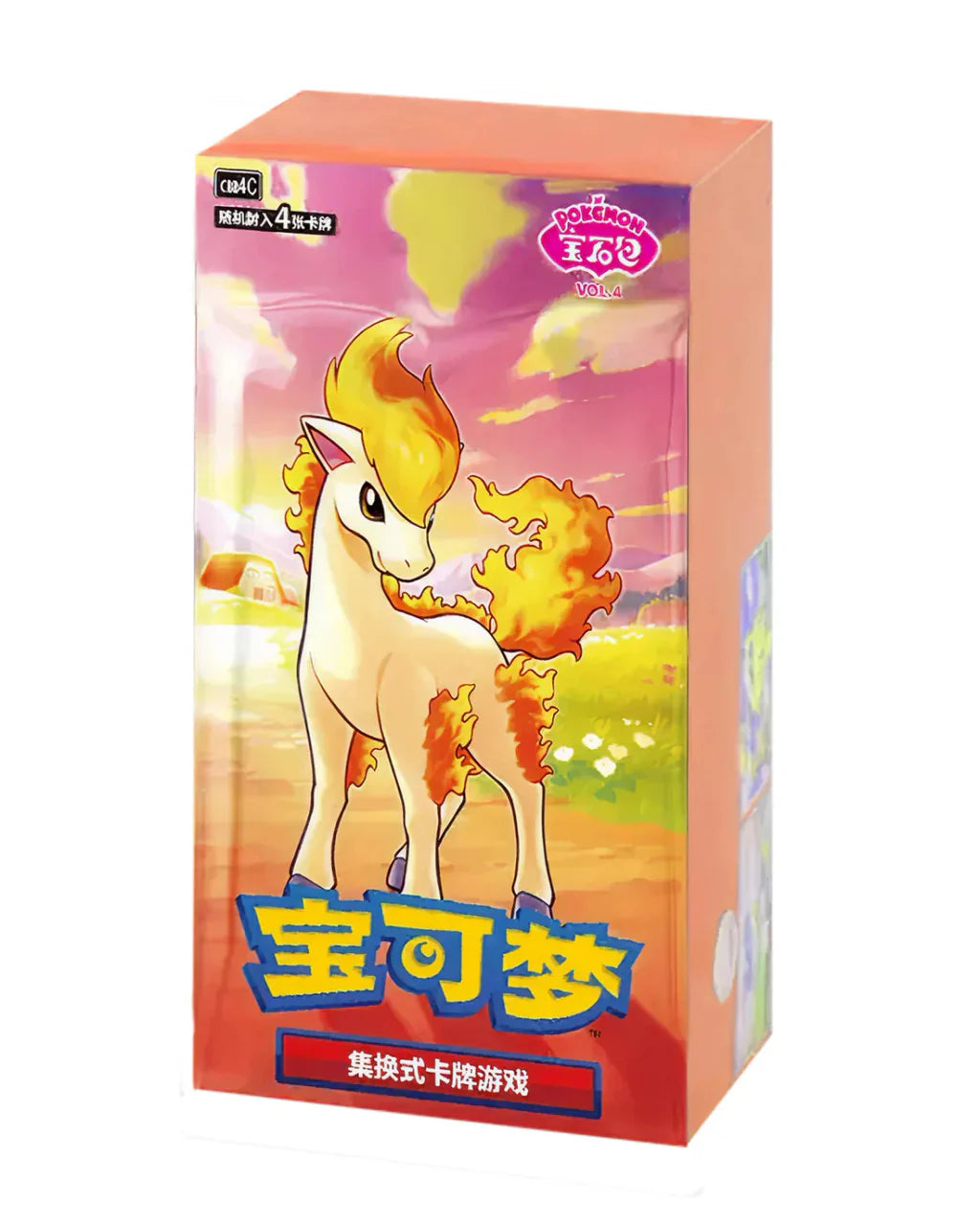 Pokemon TCG Chinese Gem Pack Vol.4 Booster Box Ponyta Factory Sealed