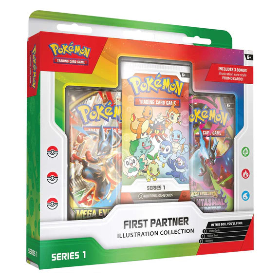 Pokémon TCG First Partner Illustration Collection Series 1 Box Sealed New