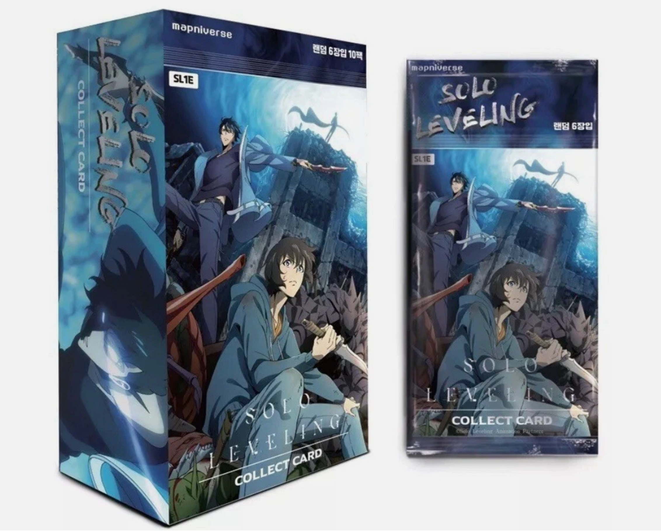 Solo Leveling Booster Box 10 Packs Sealed SL1E Factory Sealed Brand New