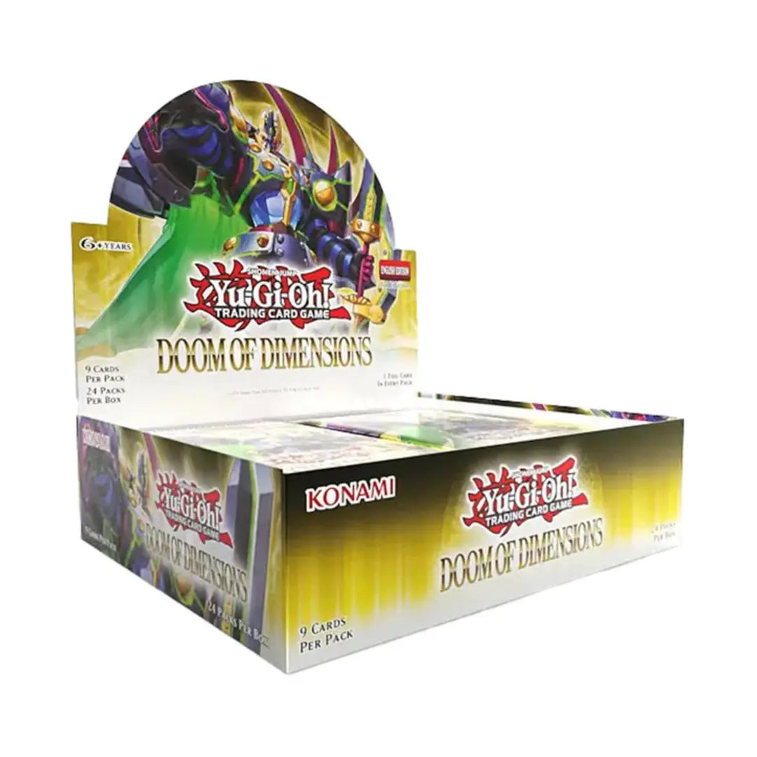 Yu Gi Oh Doom of Dimensions Booster Box Sealed 1st Edition English 24 Packs